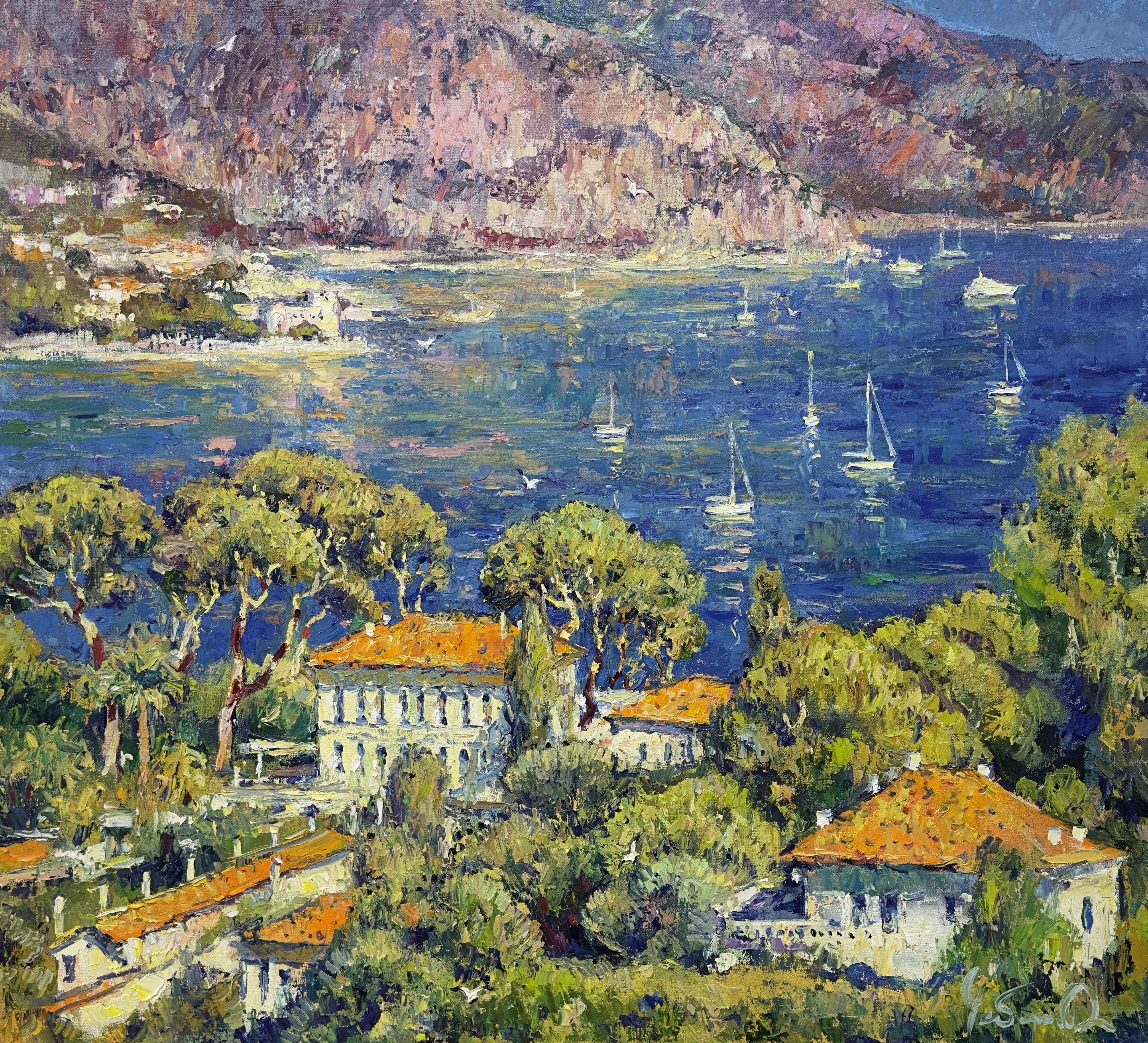 Andrii Chebotaru, Azure harbor Cap-Ferrat Andrii Chebotaru, Azure harbor Cap-Ferrat