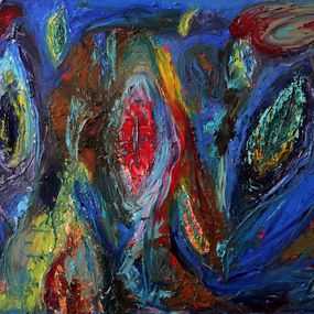 Painting, Three girls, Andriy Klishyn