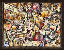 Peinture, Cafe Hoppe, Guy Olivier