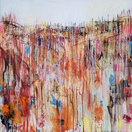 Painting, I don't want to live in your world anymore III, Frank den Os