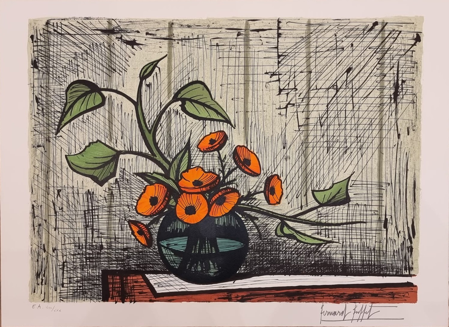 Bernard Buffet, Soucis dans un bocal Bernard Buffet, Soucis dans un bocal
