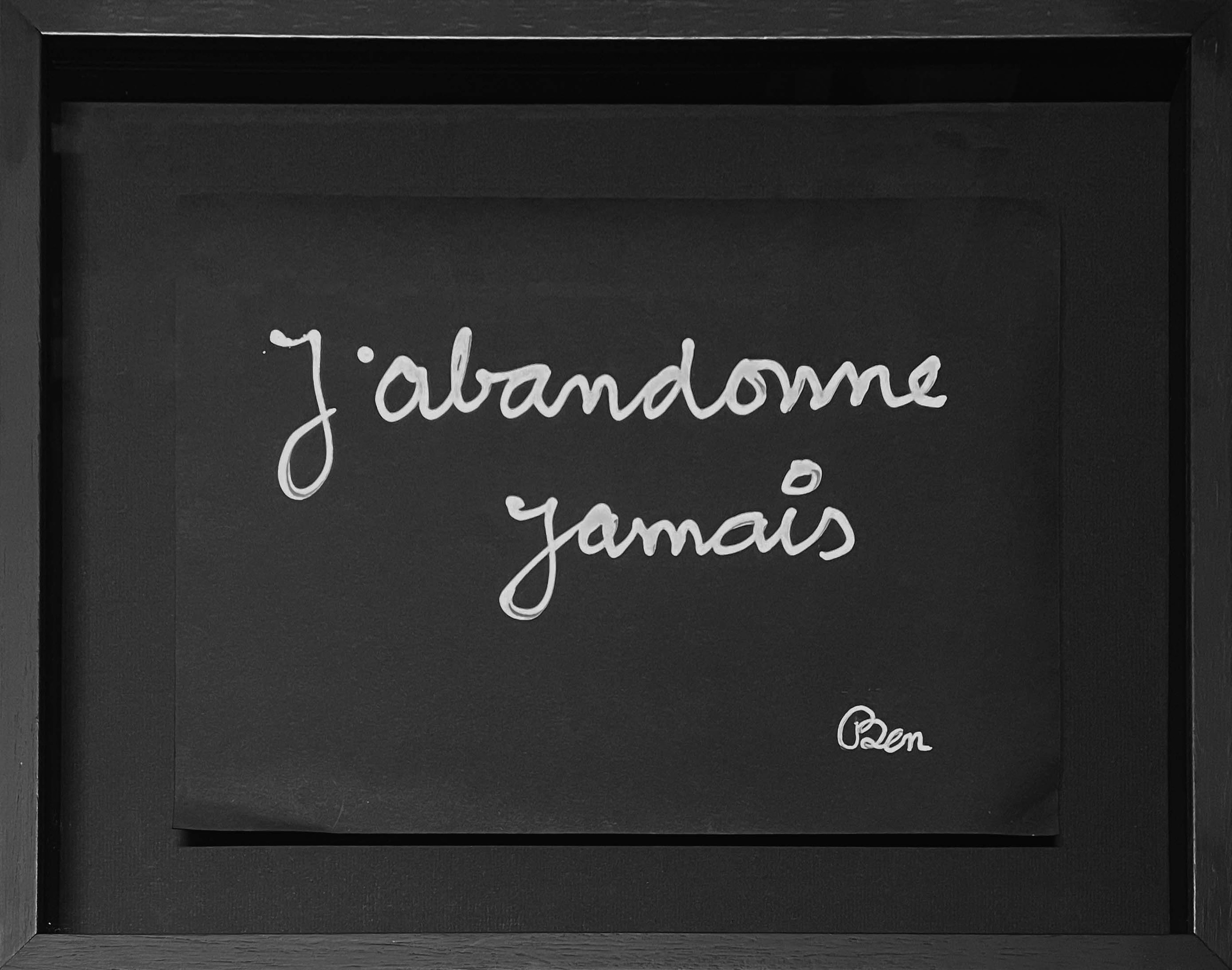 Ben, J'abandonne jamais Ben, J'abandonne jamais