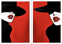 Print, Diptych: Demi Mots (Giclée Prints), Kristina Mallen
