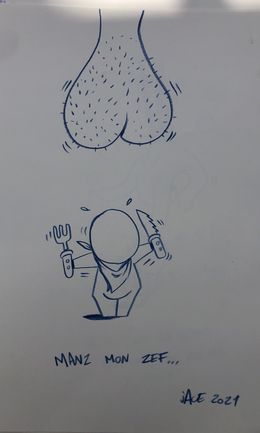 Zeichnungen, Manz mon zèf - insulte vulgaire, Jace