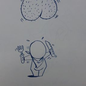 Dessin, Manz mon zèf - insulte vulgaire, Jace