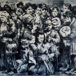 Gemälde, Vierge à l'enfant, Nathan Chantob
