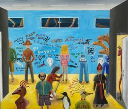 Peinture, Public toilet, Nearchos Ioannou