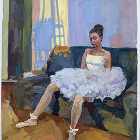 Gemälde, Charlotte as a ballerina 3, Nadezda Stupina