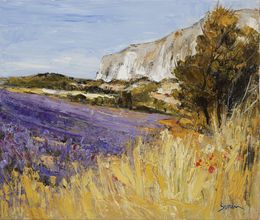 Gemälde, Lavandes à Lioux, Jean-Paul Surin