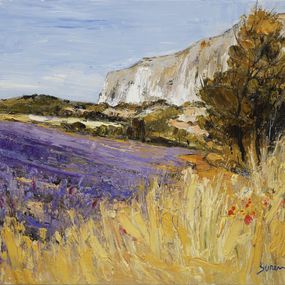 Gemälde, Lavandes à Lioux, Jean-Paul Surin