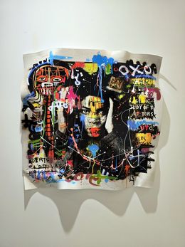 Gemälde, Froissé Basquiat, Robert Sgarra