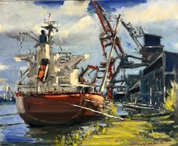 Gemälde, Cargo break, Lorann Lacave-ladeuix