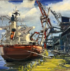 Gemälde, Cargo break, Lorann Lacave-ladeuix