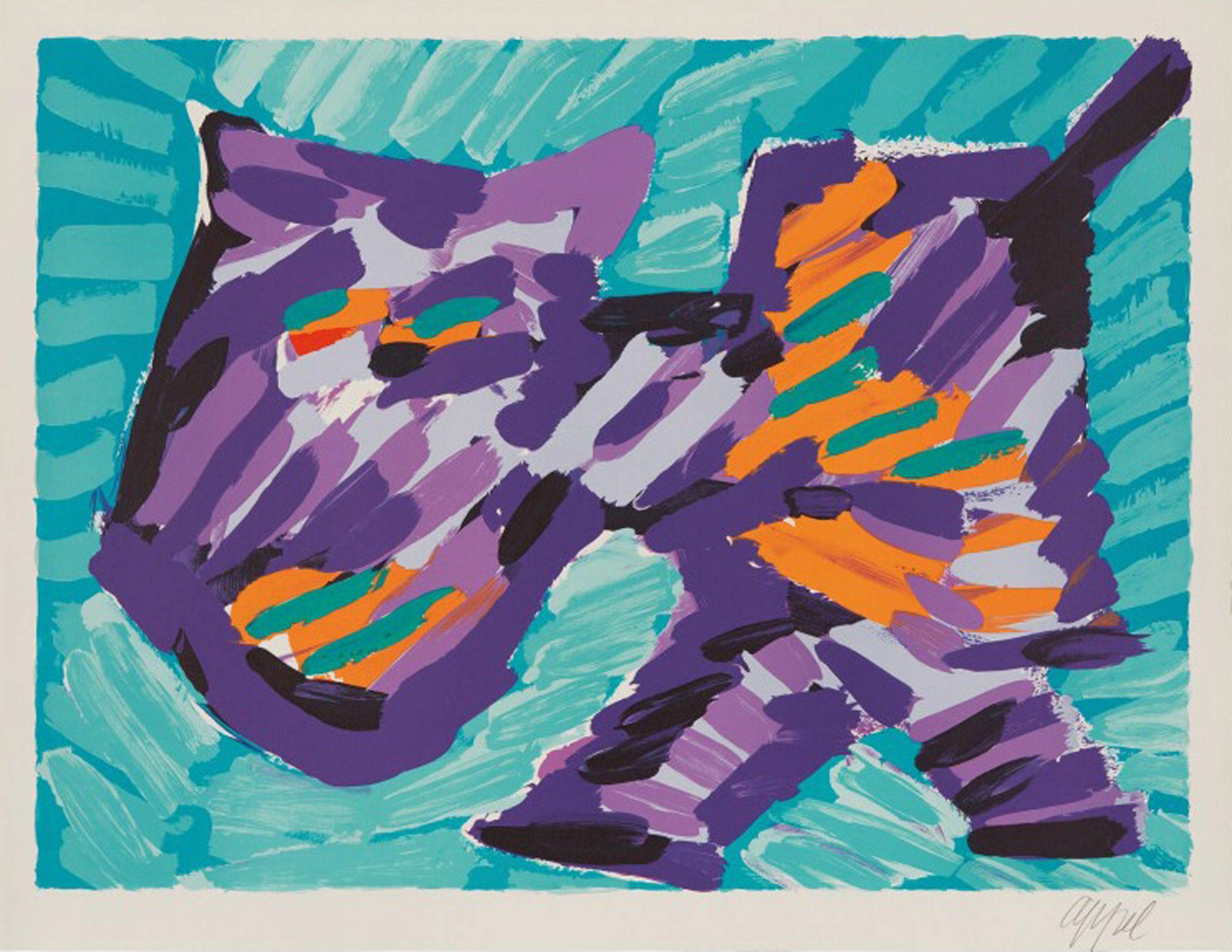 Karel Appel, Walking Cat Karel Appel, Walking Cat