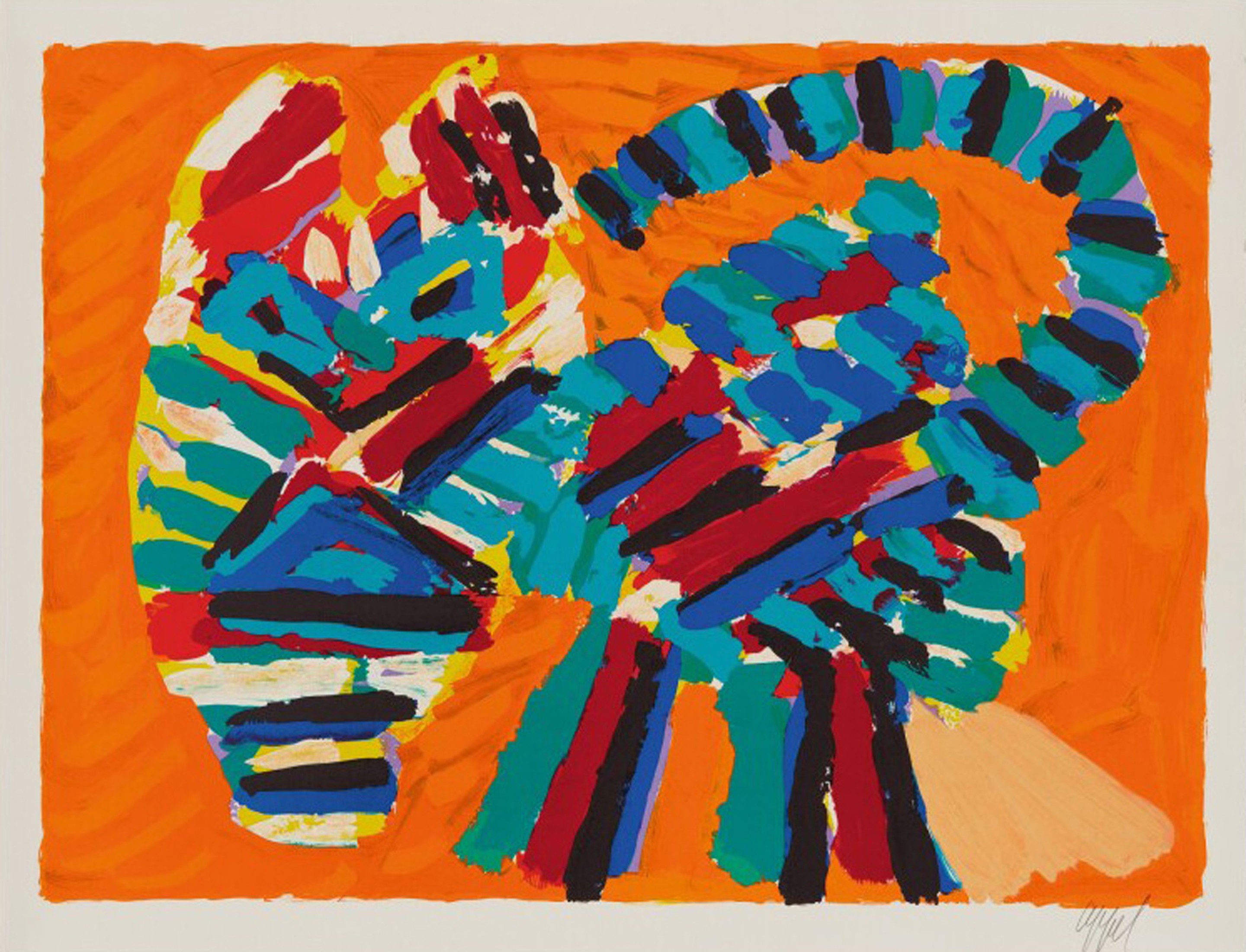 Karel Appel, Sunshine Cat Karel Appel, Sunshine Cat