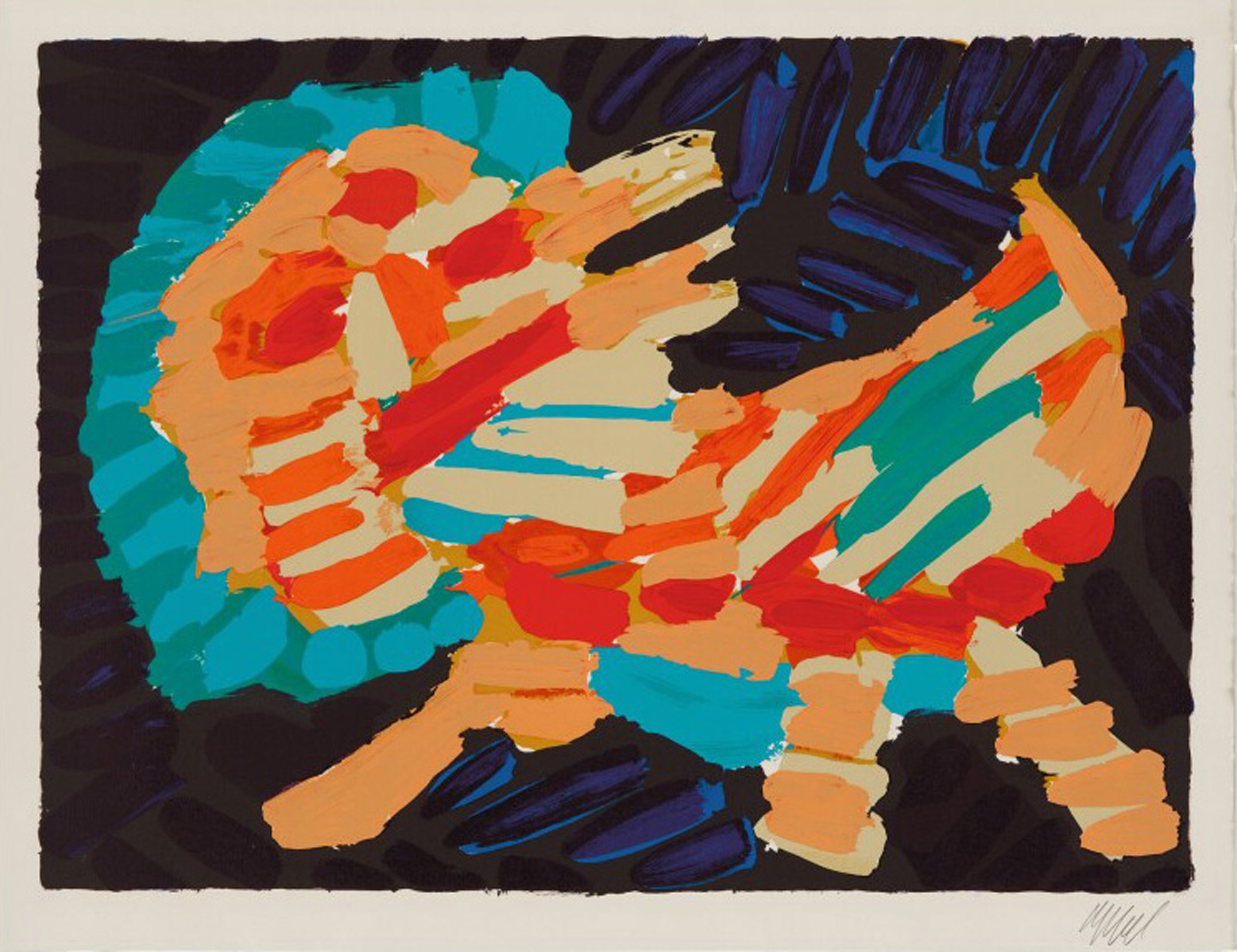 Karel Appel, Smiling Cat Karel Appel, Smiling Cat