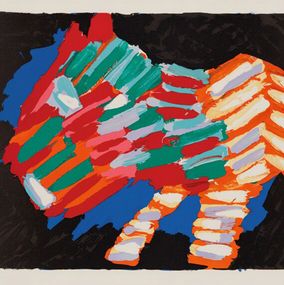 Drucke, Cat in the Night, Karel Appel