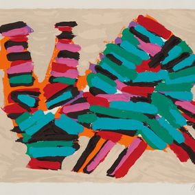 Drucke, Frightened Cat, Karel Appel