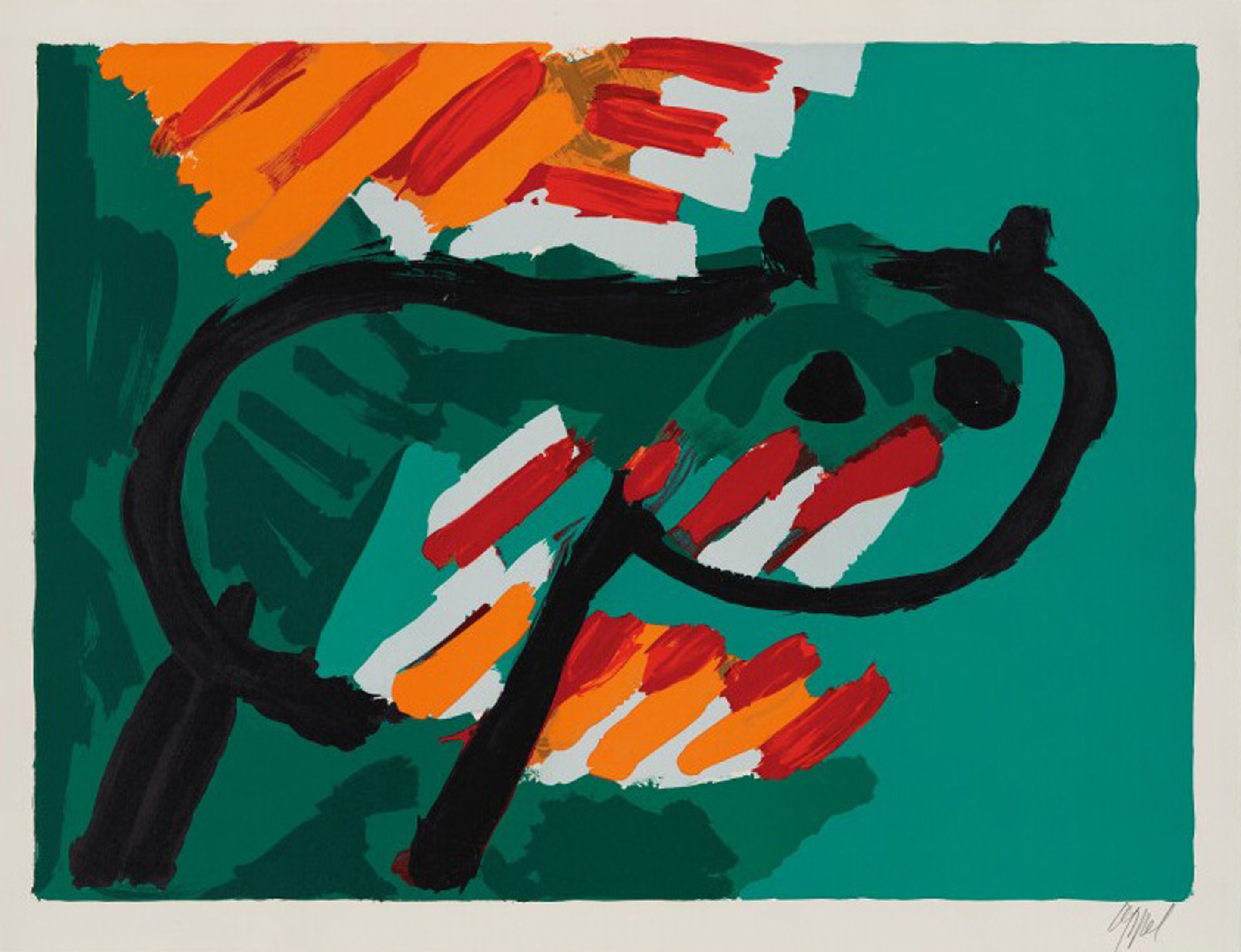 Karel Appel, Green Cat Karel Appel, Green Cat