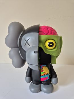 Design, Kaws Bape Dissected Milo (Black), Kaws