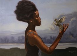Peinture, Surely I Will Fly - 21st Century, Obeka Simon