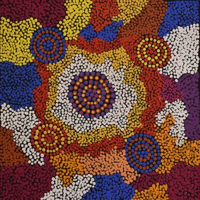 Gemälde, Karnta Jukurrpa (Womens Dreaming), Marlette Ross Napurrurla