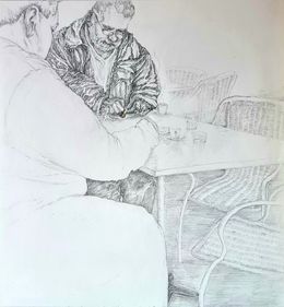 Fine Art Drawings, Les joueurs, Valérie Abadie