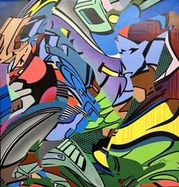 Gemälde, Untitled 7, Rudy Dougbe (PRO 176)