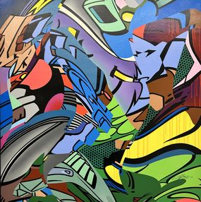 Gemälde, Untitled 7, Rudy Dougbe (PRO 176)