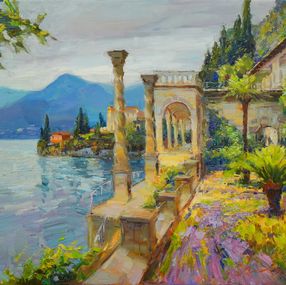 Painting, Unforgettable Lake Como, Serhii Cherniakovskyi