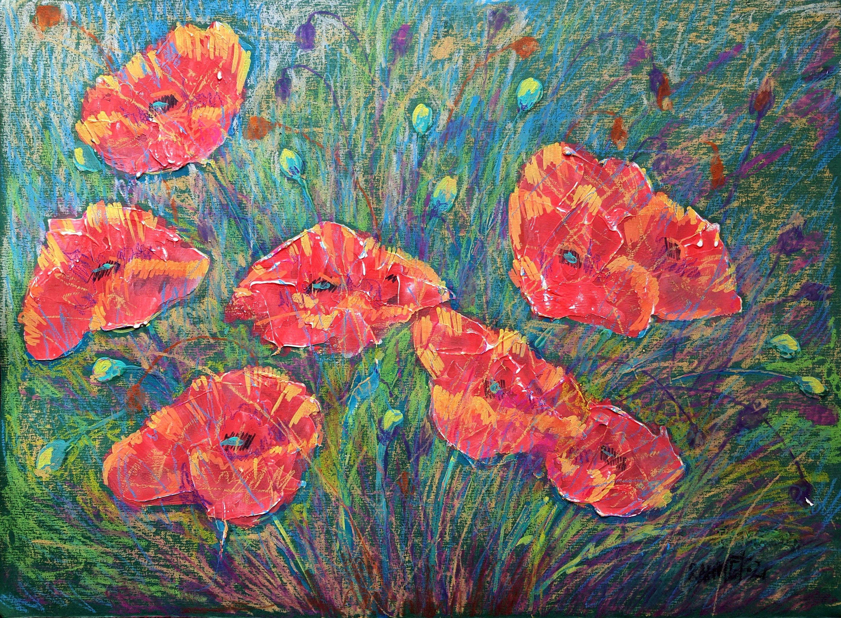 Rakhmet Redzhepov (Ramzi), Poppies 4 Rakhmet Redzhepov (Ramzi), Poppies 4