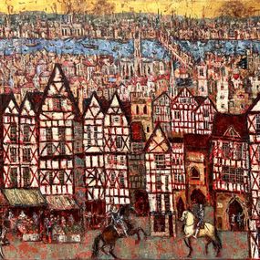 Gemälde, Three Kings of Medieval London, Ellie Hesse
