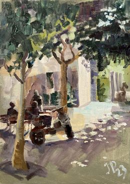 Gemälde, Morning in old Limassol, July Kinart (Prykina)