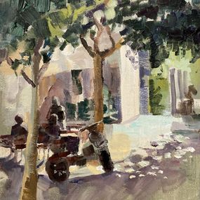 Gemälde, Morning in old Limassol, July Kinart (Prykina)