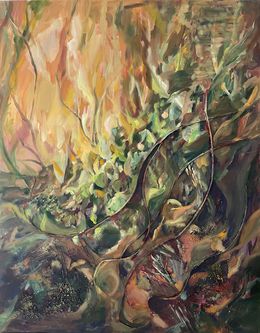 Painting, Embrace the beauty of life. Abstract painting, Momalyu Liubov Kriuchkova