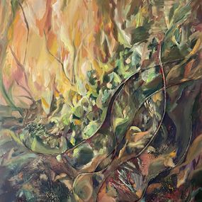 Gemälde, Embrace the beauty of life. Abstract painting, Momalyu Liubov Kriuchkova