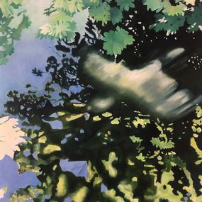 Gemälde, Reflet-oiseau, Sophie Roy