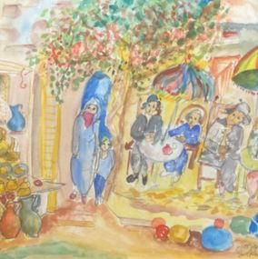 Peinture, Promenade à Ham Souk, Raya Sorkine