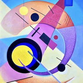 Gemälde, The Cosmic Dance. Composition 12, Elena Seroff