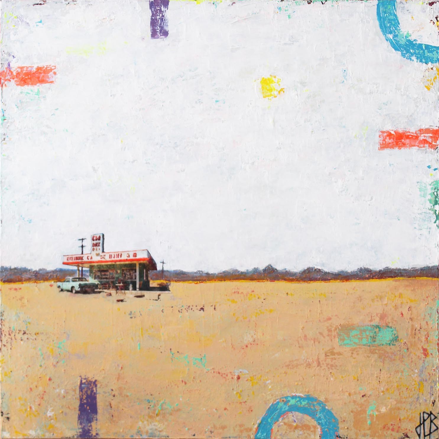 Jean-Philippe Berger, The gas station Jean-Philippe Berger, The gas station