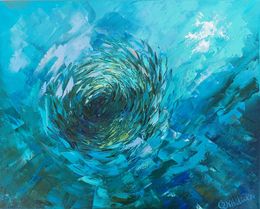 Gemälde, Bait Ball Sardines, Olga Nikitina