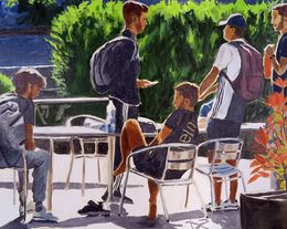 Painting, Foot 02, Karine Bartoli
