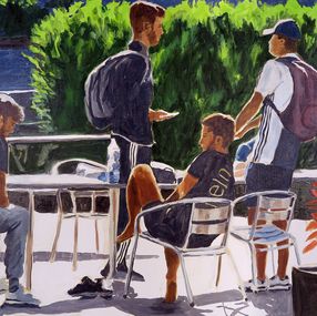 Peinture, Foot 02, Karine Bartoli