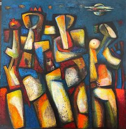 Peinture, Walking in Moonlight, Muraz Martirosyan
