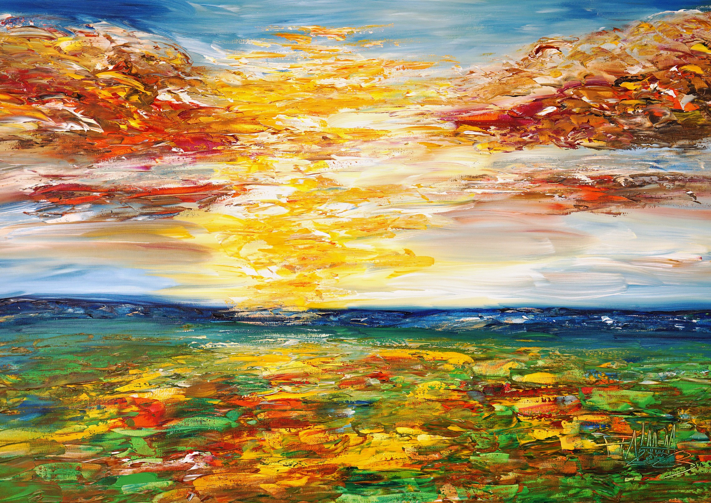 Peter Nottrott, Summer landscape M 2 Peter Nottrott, Summer landscape M 2