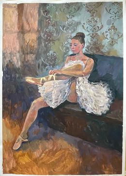 Painting, Charlotte as a ballerina 4, Nadezda Stupina