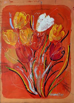 Gemälde, Red on Red, Rakhmet Redzhepov (Ramzi)