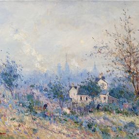 Gemälde, Rouen, les jardins sur les hauteurs réf : CBPD1008, Jean Pierre Dubord
