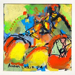 Peinture, Happy Composition I, Aaron Labin (Grigoryan)