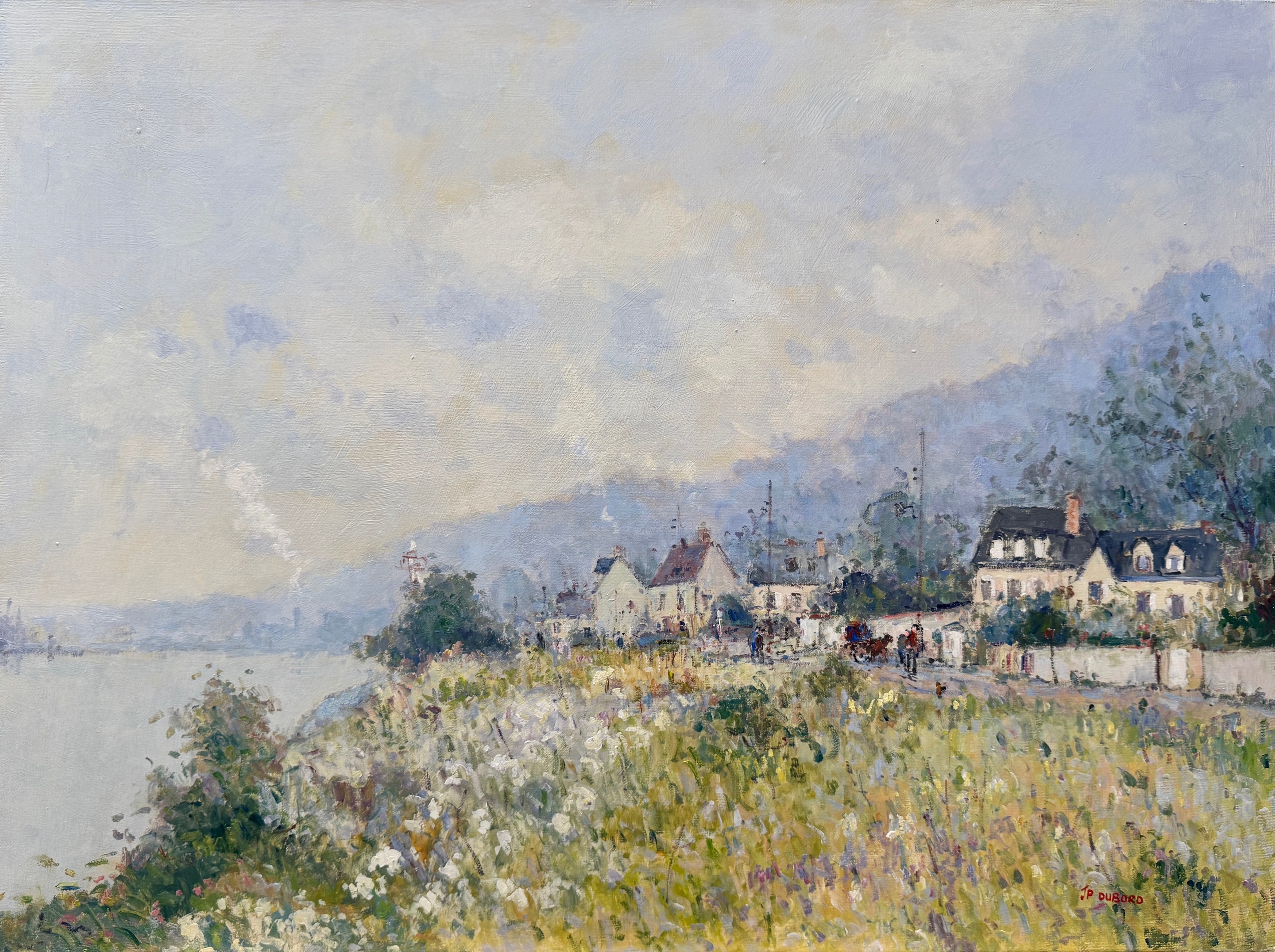 Jean Pierre Dubord, La Seine à Croisset Normandie réf : CPBD1113 Jean Pierre Dubord, La Seine à Croisset Normandie réf : CPBD1113